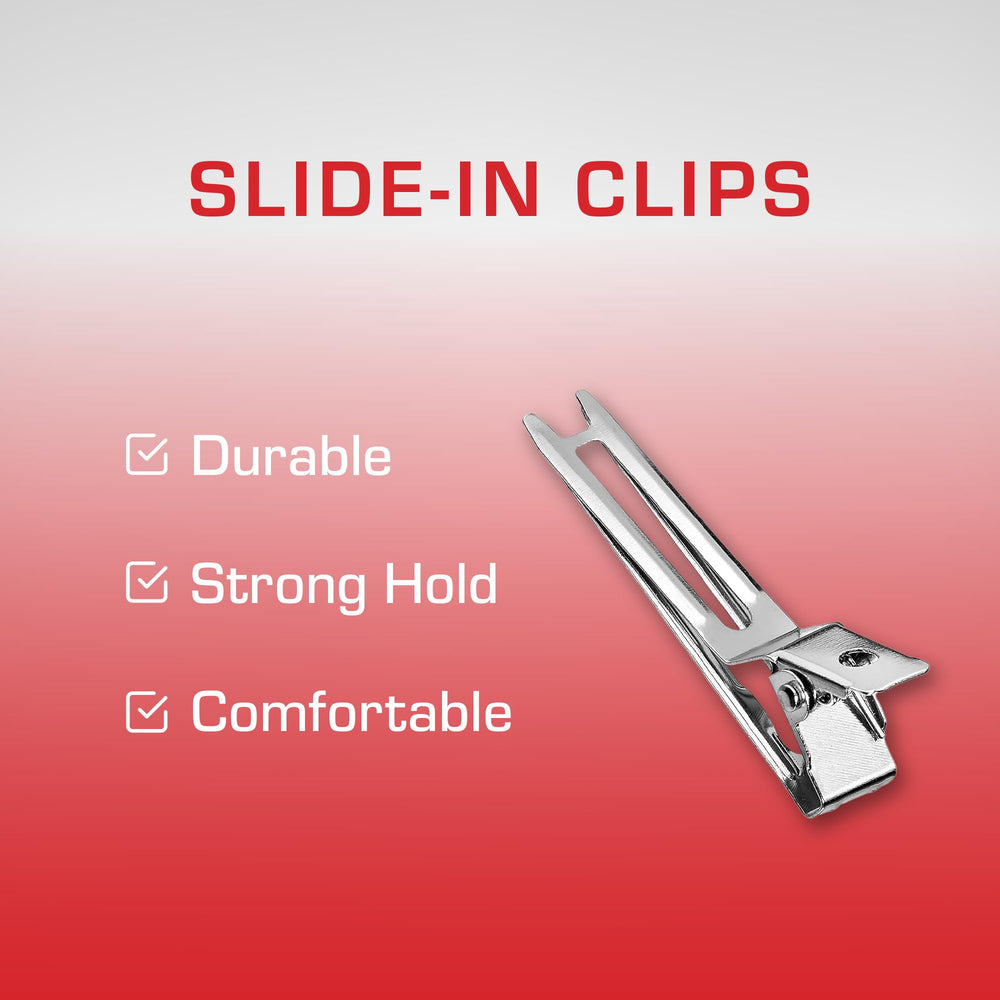 Red by Kiss durable metal hair clip for lasting hold.