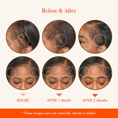 Red by Kiss Growth MD hair shine after oil treatment