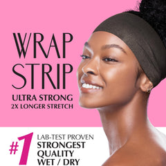 Red by Kiss hair wrapping strips easy-application view for wet and dry hair.