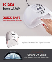Red by Kiss instaLAMP Pro portable design with battery power for on-the-go manicures.