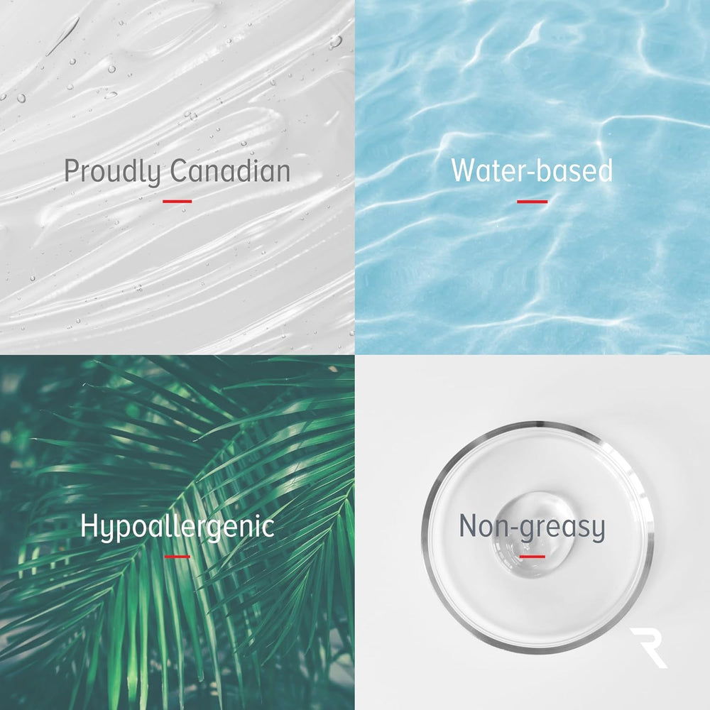 RED Medical Supplies hyaluronic acid and niacinamide ingredients support hydration and skin comfort