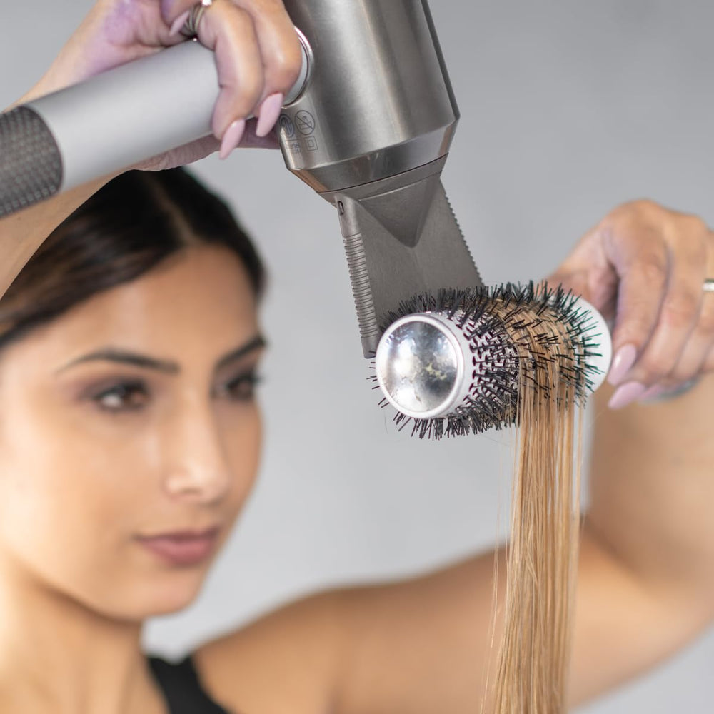 Redavid Blonde Dual Therapy repair kit on sink, emphasizing texture and routine.