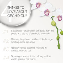 Redavid Orchid Oil Curl Defining Creme application swirl demonstrates smooth texture and even distribution.