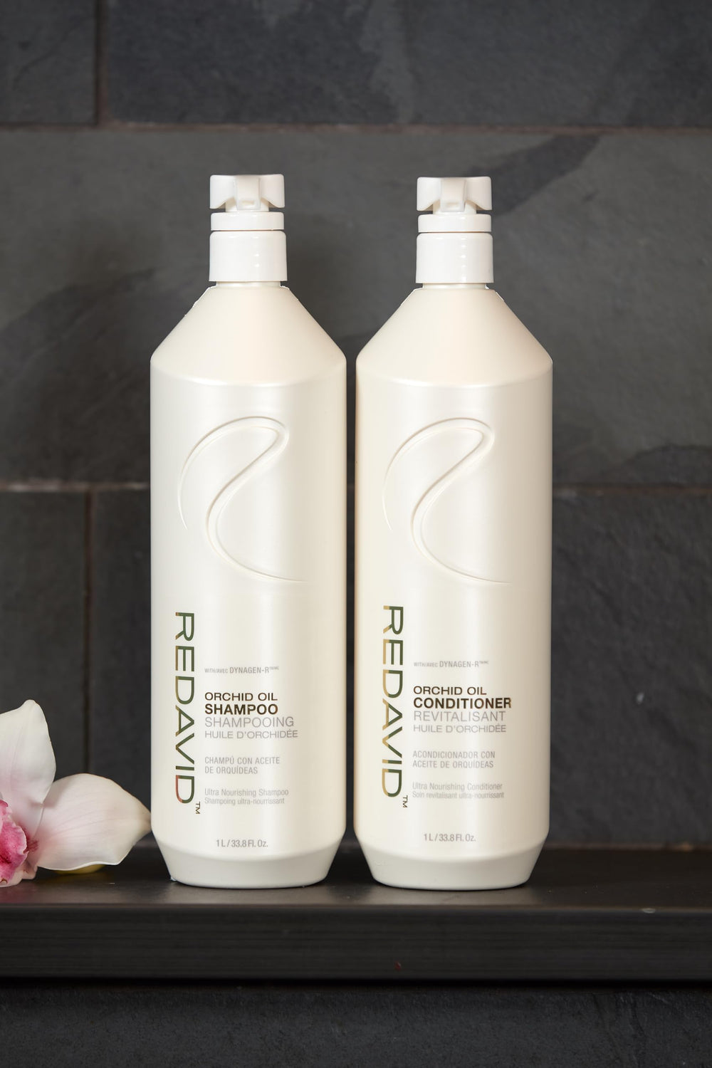 Redavid Orchid Oil Shampoo ingredients include coconut oil and shea butter for hydration