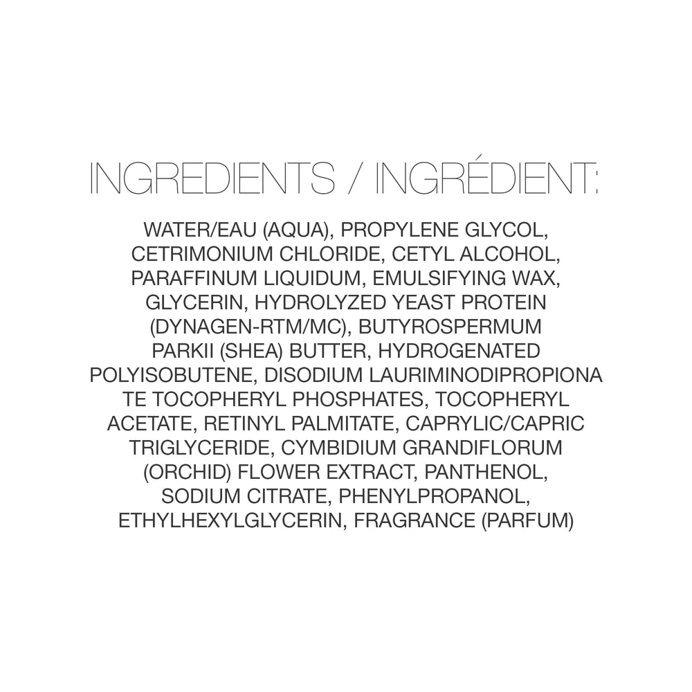Redavid ingredients list: shea butter and cymbidium orchid oil for nourishment.