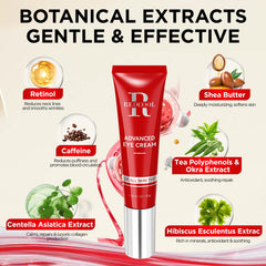 Night use of Redcool Retinol Eye Cream for overnight eye care