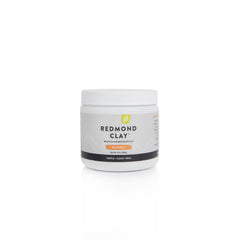 REDMOND Clay bentonite face mask jar shows natural mineral formula for pore care