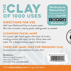 REDMOND Clay during drying action shows gentle tightening for a matt finish