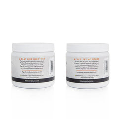 Redmond Clay pore-smoothing effect as mask dries.