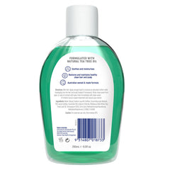 Redwin Tea Tree Shampoo lather ready to refresh hair without harsh additives.