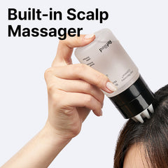 Refilled Booster Plus Moisture visual suggesting improved hair fullness over time.