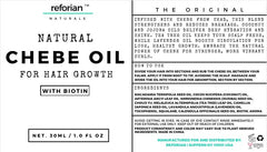 REFORIAN Chebe Oil deep treatment on hair fibers closeup.