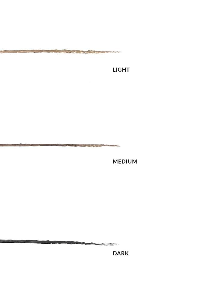 REFY Brow Pencil Light swatch shows pigment payoff for quick color.