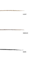 REFY Brow Pencil Light swatch shows pigment payoff for quick color.