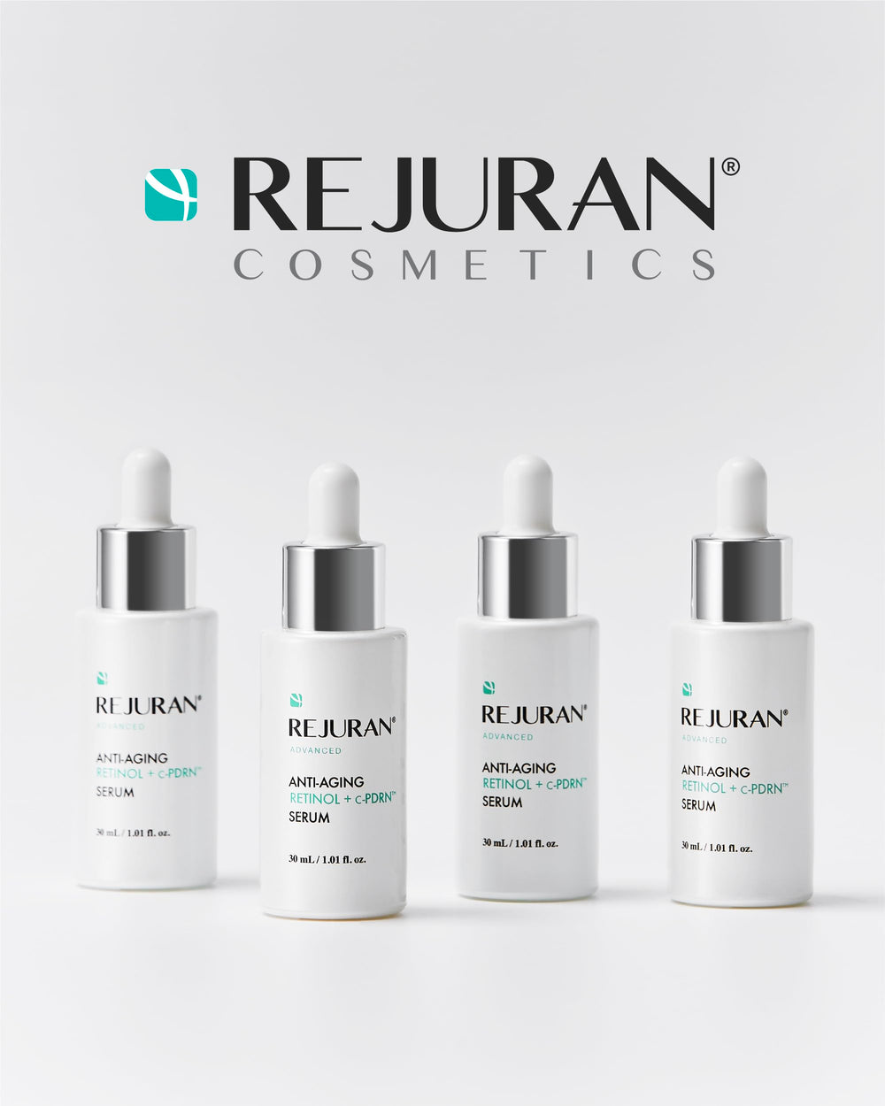 Before-and-after-inspired imagery suggesting potential for firmer, more radiant skin.