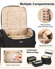 Relavel dual-layer compartment showing six customizable sections for kit organization