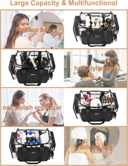 Relavel adjustable shoulder strap and padded handle for comfortable transport.