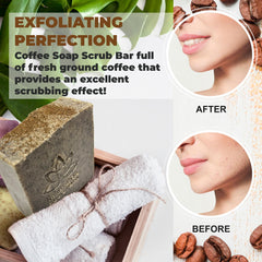 Relaxcation soap with cocoa butter moisturizes and protects skin.