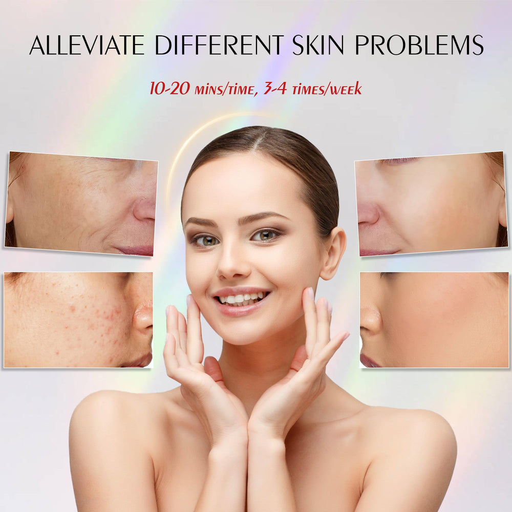 Reluien full-face and neck light therapy in one session