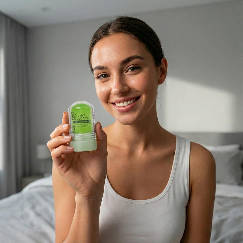 All-day wear scenario with Relumins Aloe Vera Crystal Deodorant
