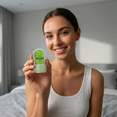 All-day wear scenario with Relumins Aloe Vera Crystal Deodorant