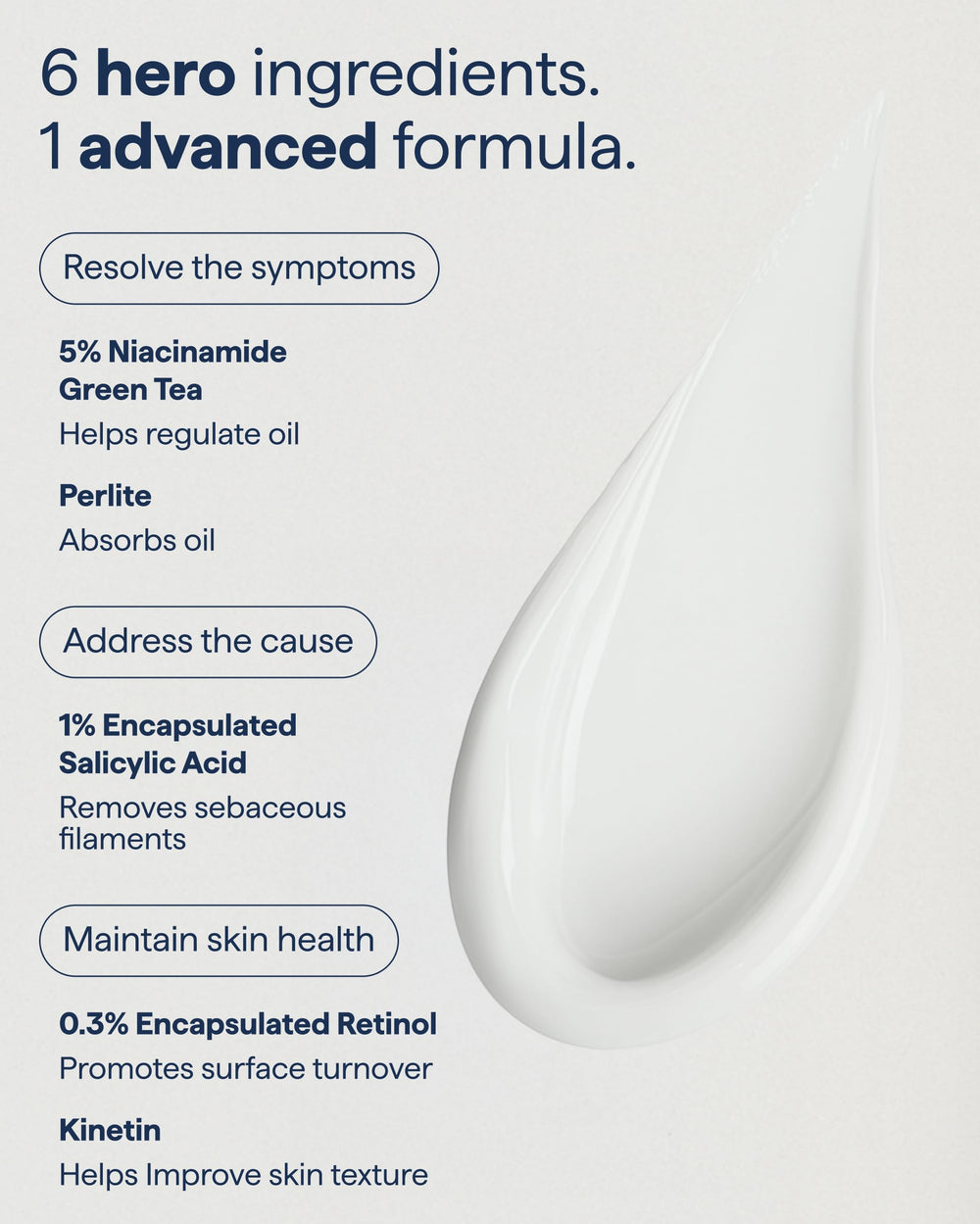 Remedy Science Niacinamide serum detail for even tone and texture balance