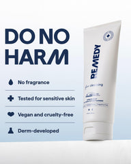 Dermatologist card features board-certified endorsement for trust