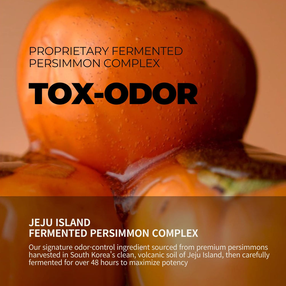 Rememberin Persimmon Shampoo persimmon extract highlights natural deodorizing ingredients for a refreshed scalp.