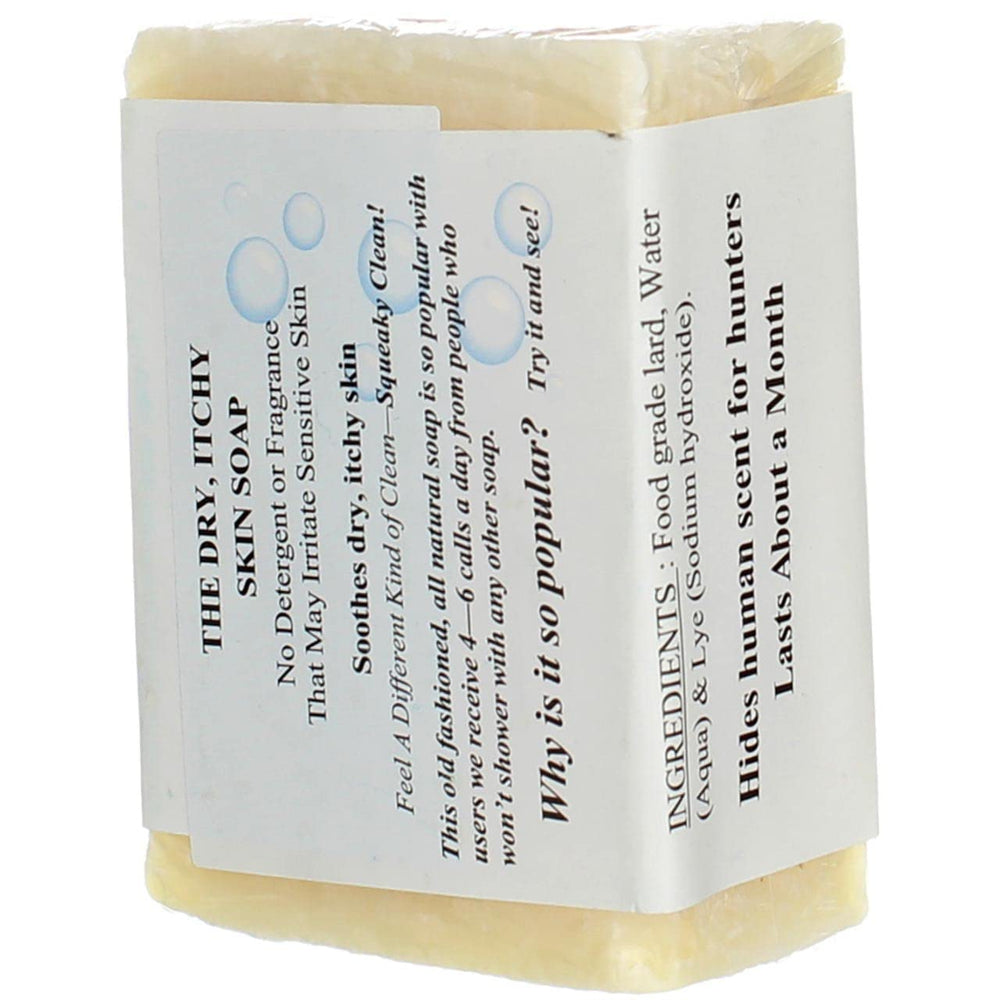 Remwood Grandma's Lye Soap bars close-up; rich lather from natural ingredients.