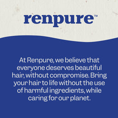 Renpure Biotin & Collagen conditioner packaging highlights gentle, clean formula.