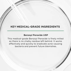 Applying Replenix BP Acne Face Wash to unclog pores with care.