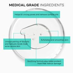 Replenix Gly-Sal routine: apply and rinse before follow-up skincare