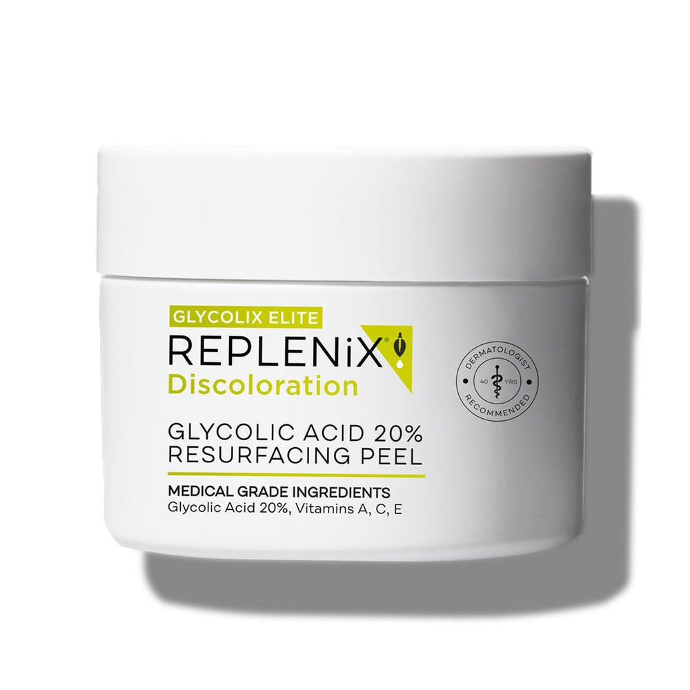 Replenix Glycolix Elite packaging shown for easy travel storage