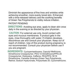 Daily routine scene with Replenix 5X for night care.