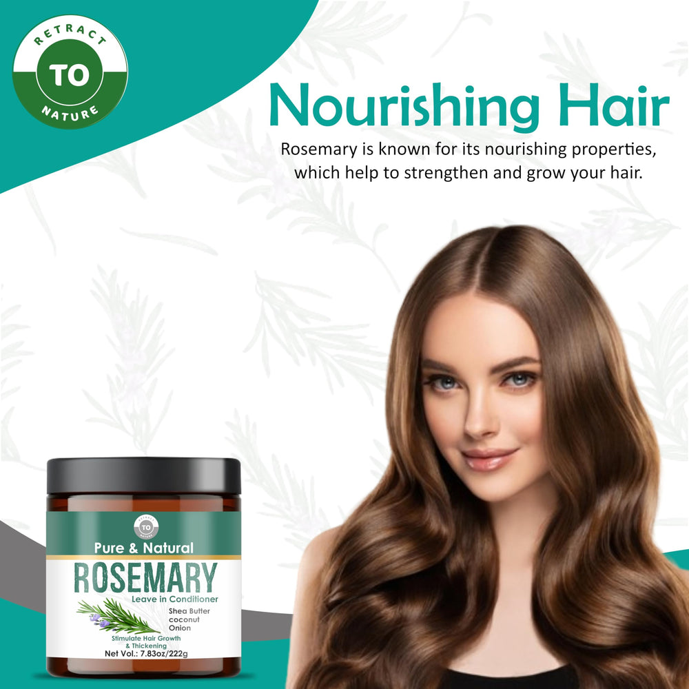 Ingredients like rosemary and onion oil support hair vitality and conditioning