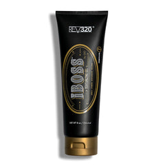 Rev320 iBOSS texturizing gel bottle with strong hold for all-day style