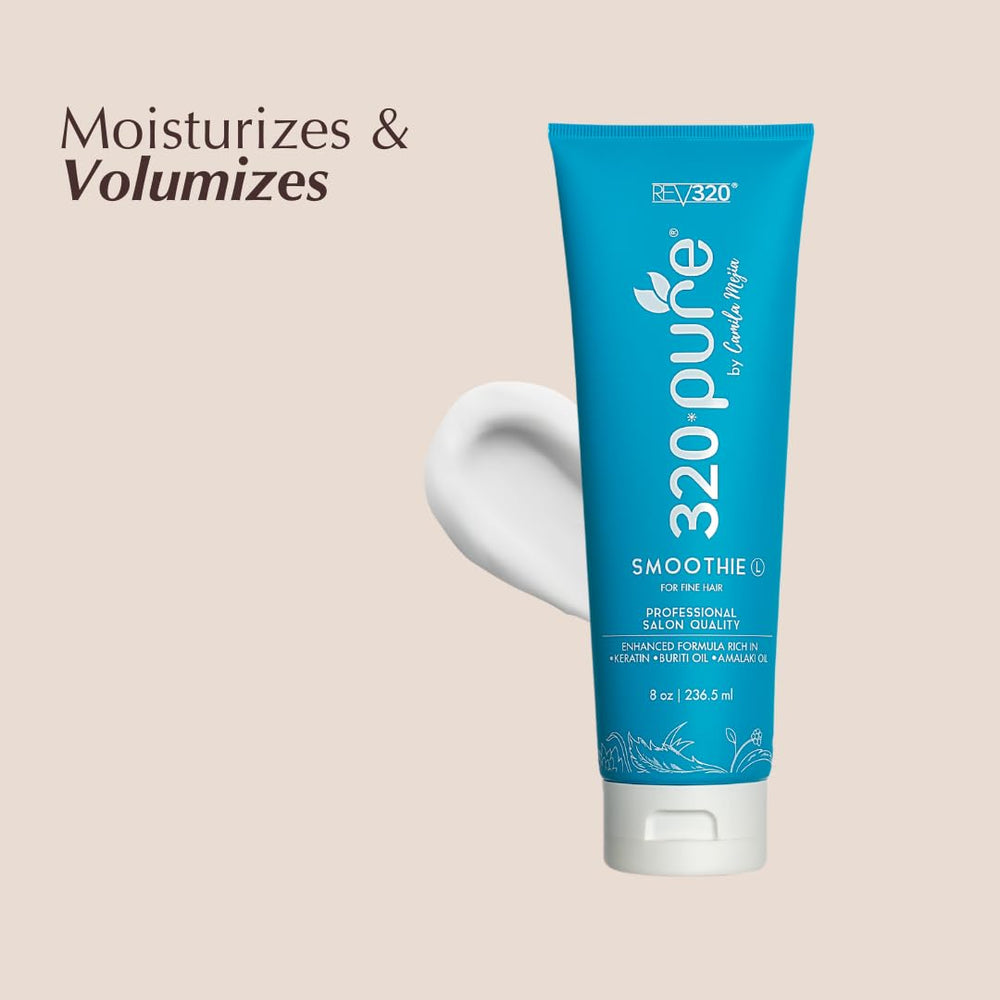 Rev320 uv-heat-protection shields hair from sun and heat.