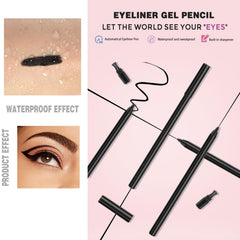 Dual-ended precision tip of Revant Beauty Gel Eyeliner enables easy shaping.