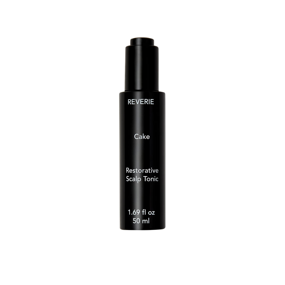 REVERIE Cake Restorative Scalp Tonic bottle for daily scalp care