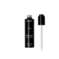REVERIE tonic featured in a hair care routine for scalp hydration