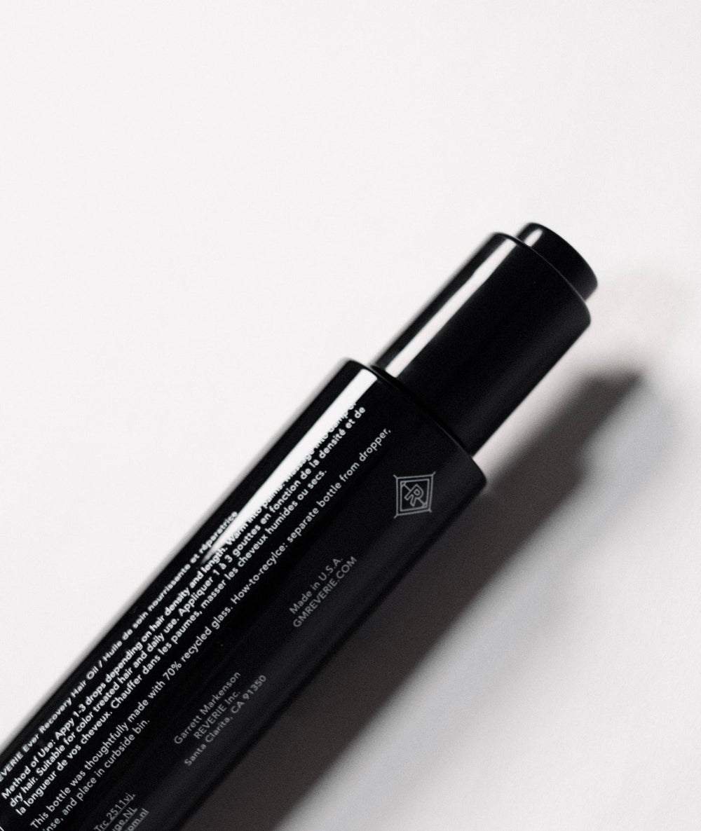 REVERIE Ever Recovery Oil after styling suggests enhanced shine and manageable hair.