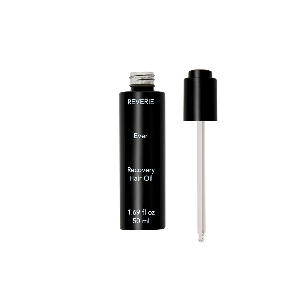 REVERIE Ever Recovery Oil closeup reveals a non greasy, satin finish.