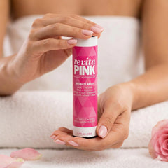 Revita PINK packaging pump dispenser keeps product clean and mess-free