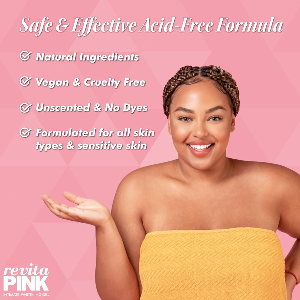 Revita PINK private parts brightening promotes gentle radiance for intimate areas