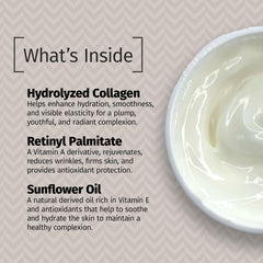 Reviva Labs Collagen Night Cream with natural oils and ingredients.