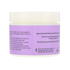 Reviva Labs Elastin-DMAE Night Creme application on hand for overnight care