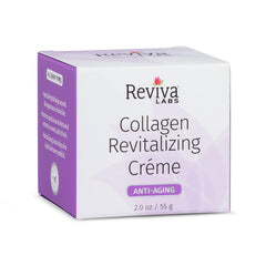 Reviva Labs Elastin-DMAE Night Creme jar opened reveals rich, creamy texture