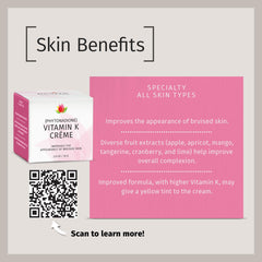 Soybean oil nourishment from Reviva Labs Vitamin K Creme for the skin