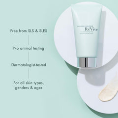 RéVive Foaming Cleanser night cleansing scene indicating gentle removal of impurities