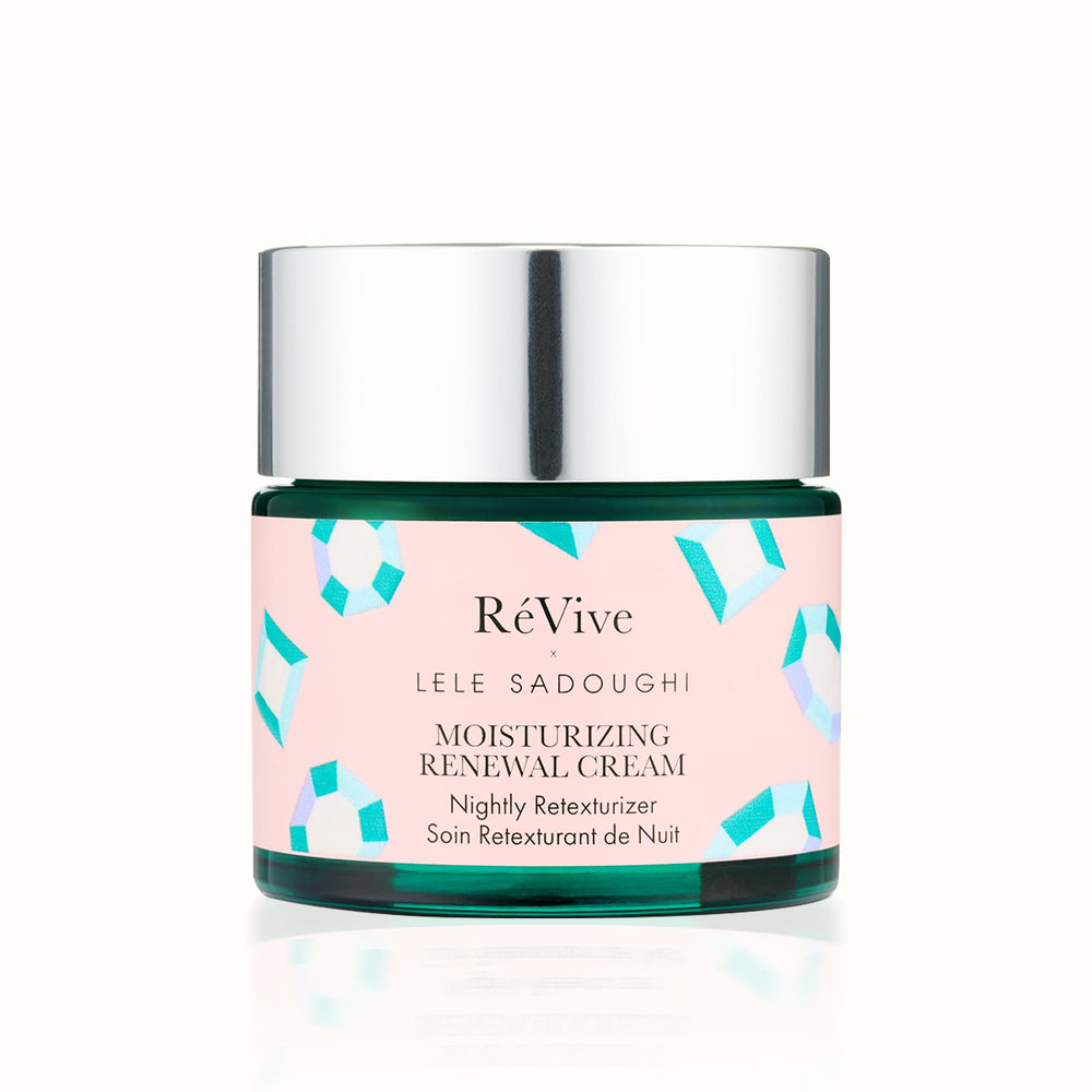 RéVive ArtJar bottle features Lele Sadoughi collaboration for night renewal.